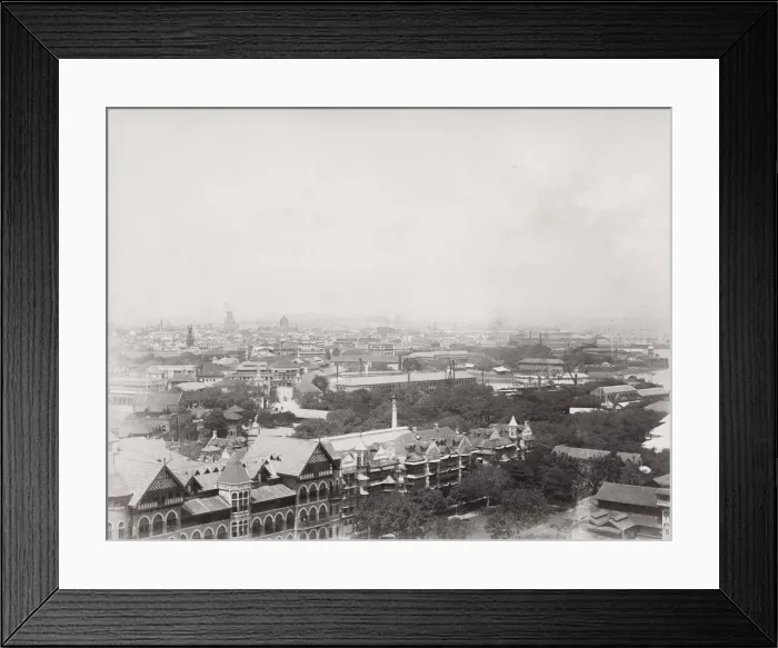 Framed Print : City view likely Bombay, Mumbai, India Framed Print : City view likely Bombay, Mumbai, India