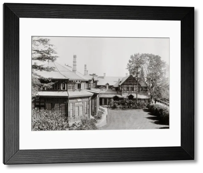 Framed Print : Barnes Court, Simla, India Framed Print : Barnes Court, Simla, India