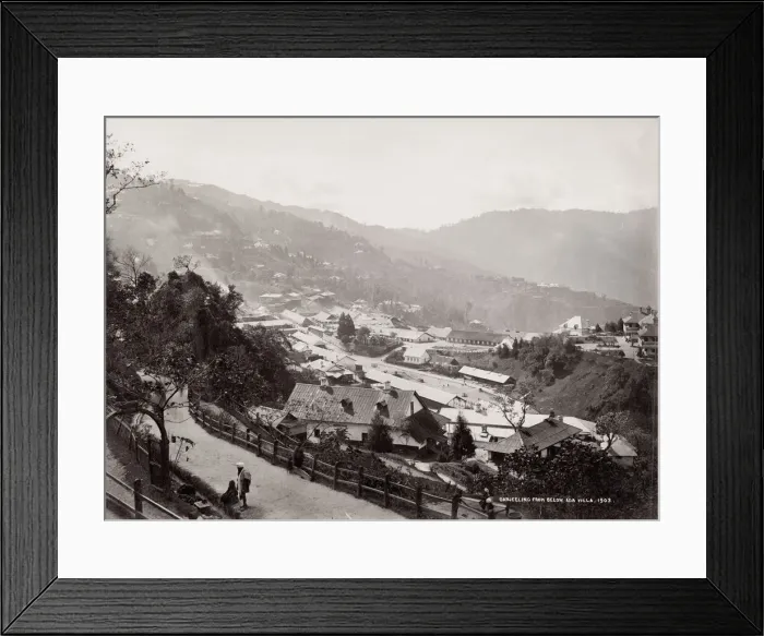 Framed Print : View of Darjeeling from below Ada village, India Framed Print : View of Darjeeling from below Ada village, India