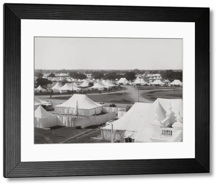 Framed Print : Delhi Durbar, probably 1911, Part of the camp Framed Print : Delhi Durbar, probably 1911, Part of the camp