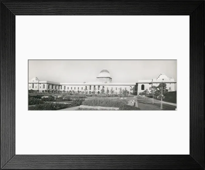 Framed Print : Vintage photograph of buildings, New Delhi, India Framed Print : Vintage photograph of buildings, New Delhi, India