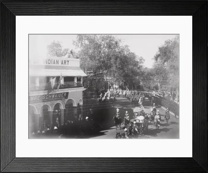Framed Print : Delhi Durbar, probably 1911, parade Framed Print : Delhi Durbar, probably 1911, parade
