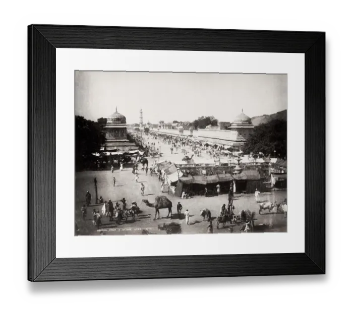 Framed Print : Principal Street, Jeypore, Jaipur, India Framed Print : Principal Street, Jeypore, Jaipur, India