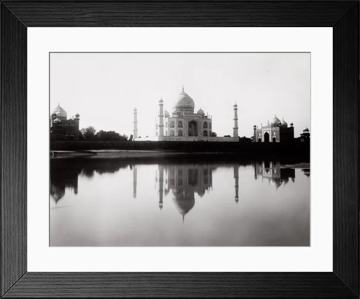 Framed Print : Taj Mahal reflection, Agra, India Framed Print : Taj Mahal reflection, Agra, India
