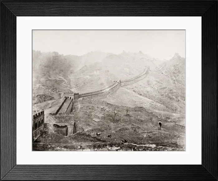 Framed Print : Great Wall of China, Nankou pass, Peking Beijing area, China Framed Print : Great Wall of China, Nankou pass, Peking Beijing area, China