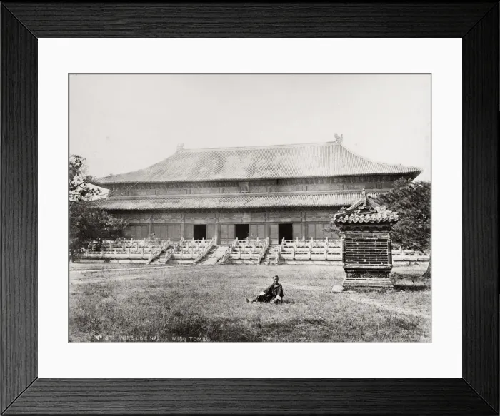 Framed Print : Ming Tombs, Yung Los tomb, Peking, Beijing, China Framed Print : Ming Tombs, Yung Los tomb, Peking, Beijing, China