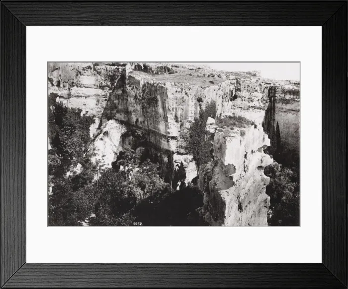 Framed Print : Syracuse, Sicily Italy. The latomie dei Cappuccini Framed Print : Syracuse, Sicily Italy. The latomie dei Cappuccini