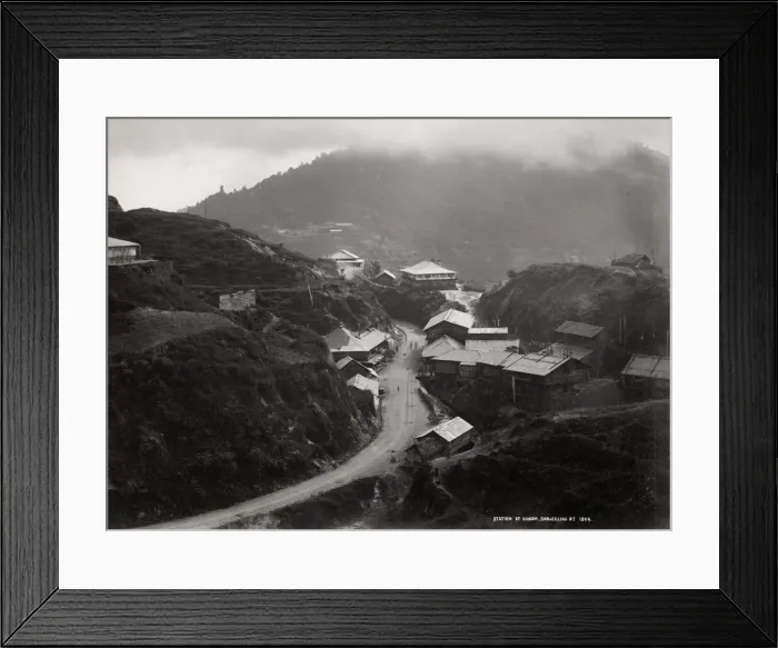Framed Print : Train station at Ghoom, Darjeeling, India Framed Print : Train station at Ghoom, Darjeeling, India