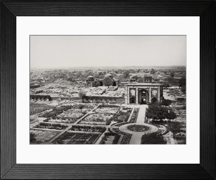 Framed Print : Ruins of old Delhi, India, Samuel Bourne Framed Print : Ruins of old Delhi, India, Samuel Bourne