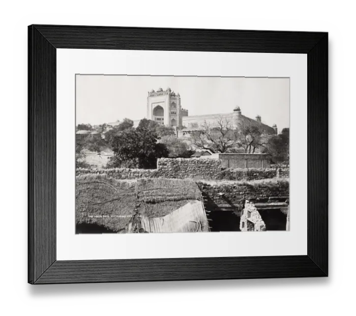 Framed Print : The Great Gate, Fatehpur Sikri, near Agra, India Framed Print : The Great Gate, Fatehpur Sikri, near Agra, India