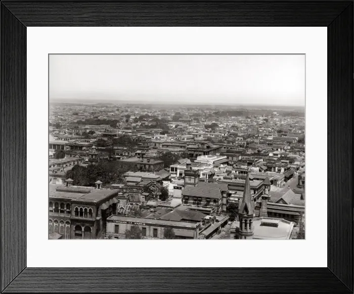Framed Print : View of Madras (Chennai) India, c. 1880 s Framed Print : View of Madras (Chennai) India, c. 1880 s