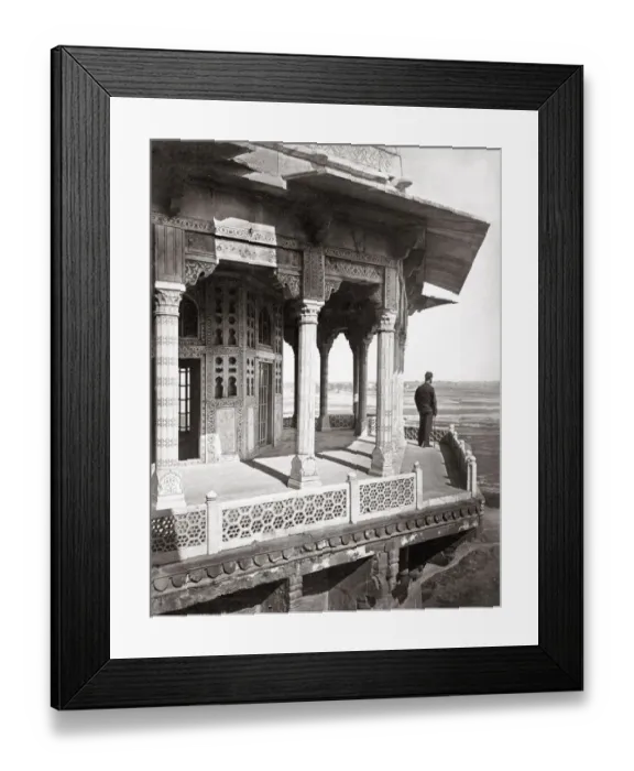 Framed Print : Palce of Akbar, Agra, India c. 1870 s Framed Print : Palce of Akbar, Agra, India c. 1870 s