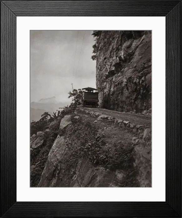Framed Print : Kandy Railway, Ceylon (Sri Lanka) c. 1880 s Framed Print : Kandy Railway, Ceylon (Sri Lanka) c. 1880 s