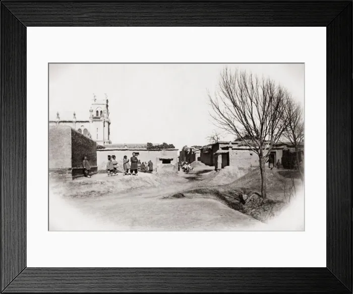 Framed Print : Catholic mission church, China c. 1900 Framed Print : Catholic mission church, China c. 1900