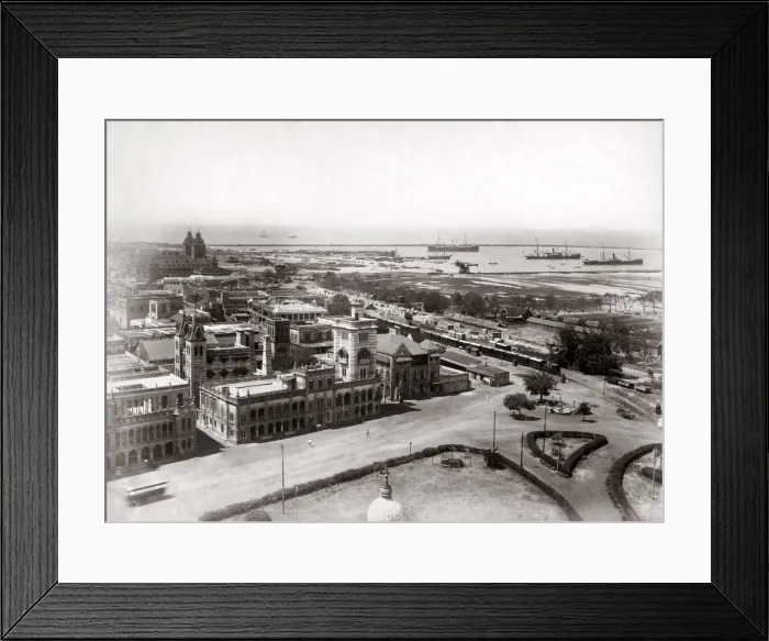 Framed Print : Chennai, Madras, looking out to sea, India, c. 1880 s Framed Print : Chennai, Madras, looking out to sea, India, c. 1880 s