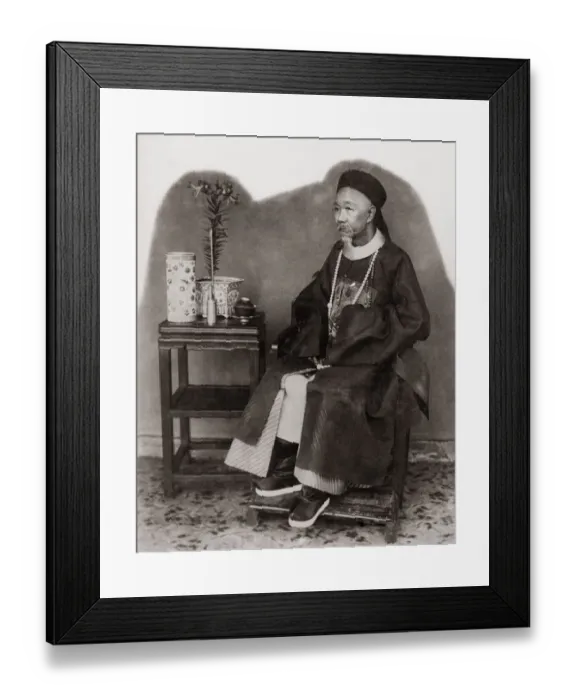 Framed Print : Li Hongzhang, China, c. 1890 s Framed Print : Li Hongzhang, China, c. 1890 s