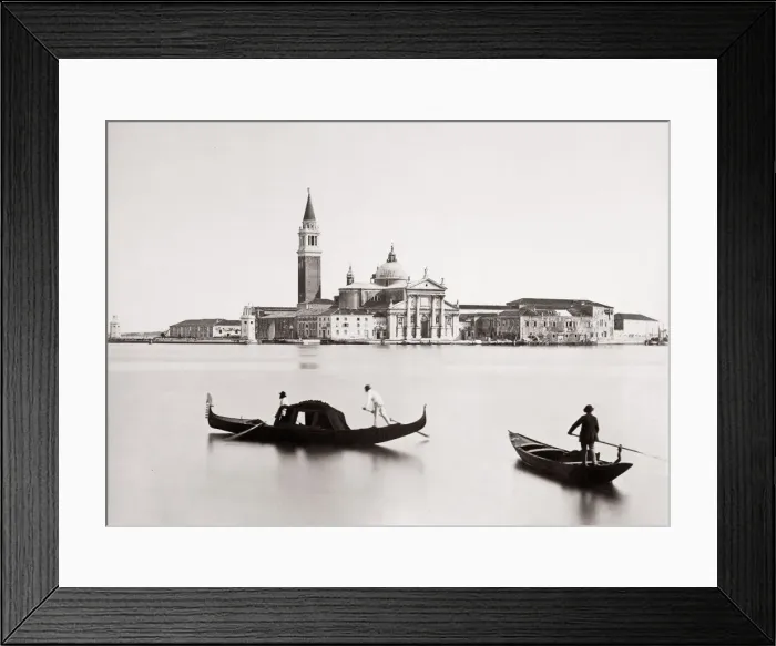 Framed Print : c. 1890 Italy Venice Venezia, gondola Framed Print : c. 1890 Italy Venice Venezia, gondola