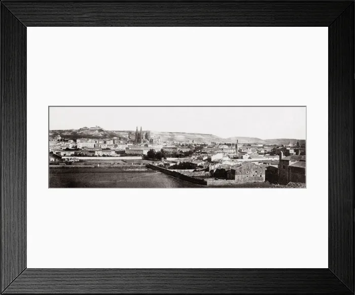 Framed Print : c. 1880 Spain - city of Burgos and the cathedral Framed Print : c. 1880 Spain - city of Burgos and the cathedral