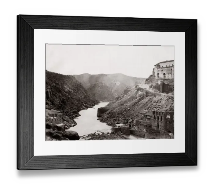 Framed Print : c. 1880s PHOTO SPAIN - view at Toledo Framed Print : c. 1880s PHOTO SPAIN - view at Toledo