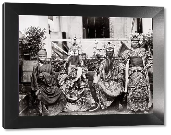c. 1870s Indochina (Cambodia or Vietnam) actors