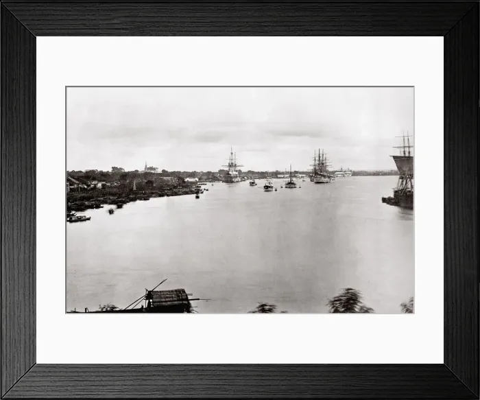 Framed Print : Indochina Vietnam harbour at Saigon Ho Chi Minh City Framed Print : Indochina Vietnam harbour at Saigon Ho Chi Minh City