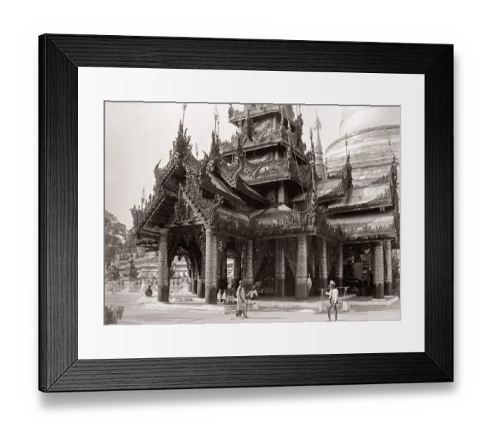 Framed Print : India Burma Myanmar Rangoon Yangon Shwedagon pagoda Framed Print : India Burma Myanmar Rangoon Yangon Shwedagon pagoda