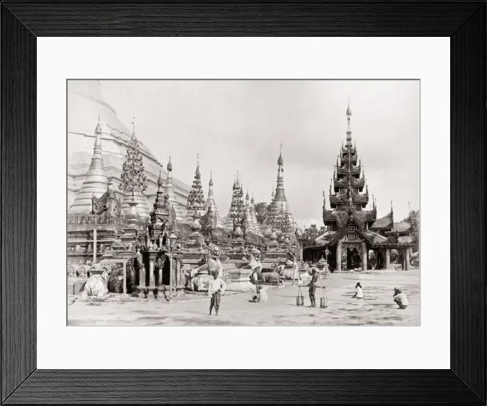 Framed Print : Burma Myanmar Rangoon Yangon Shwedagon pagoda Framed Print : Burma Myanmar Rangoon Yangon Shwedagon pagoda