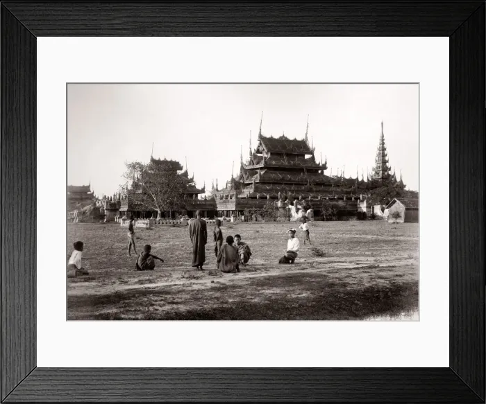 Framed Print : Burma Myanmar Rangoon Yangon Burmese monastery Framed Print : Burma Myanmar Rangoon Yangon Burmese monastery
