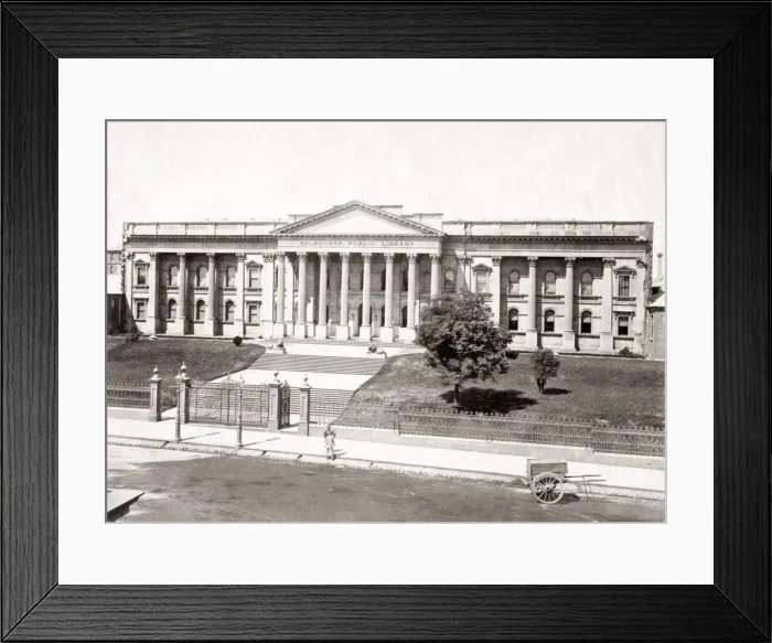 Framed Print : c. 1880s Australia Melbourne - Public Library Framed Print : c. 1880s Australia Melbourne - Public Library