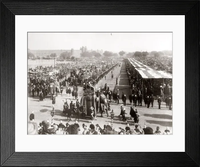 Framed Print : India - ceremony related to Delhi Durbar - probably 1903 Framed Print : India - ceremony related to Delhi Durbar - probably 1903