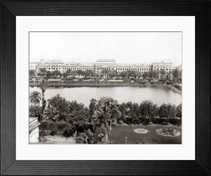 Framed Print : c. 1880s India - public buildings Calcutta Kolkata Framed Print : c. 1880s India - public buildings Calcutta Kolkata