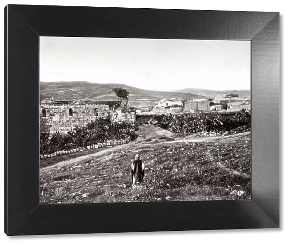 c. 1880s Holy Land Palestine Israel - Samaria - Bonfils studio