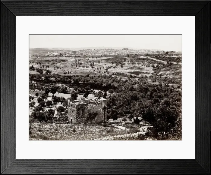 Framed Print : Jerusalem from Mount Scopus Framed Print : Jerusalem from Mount Scopus