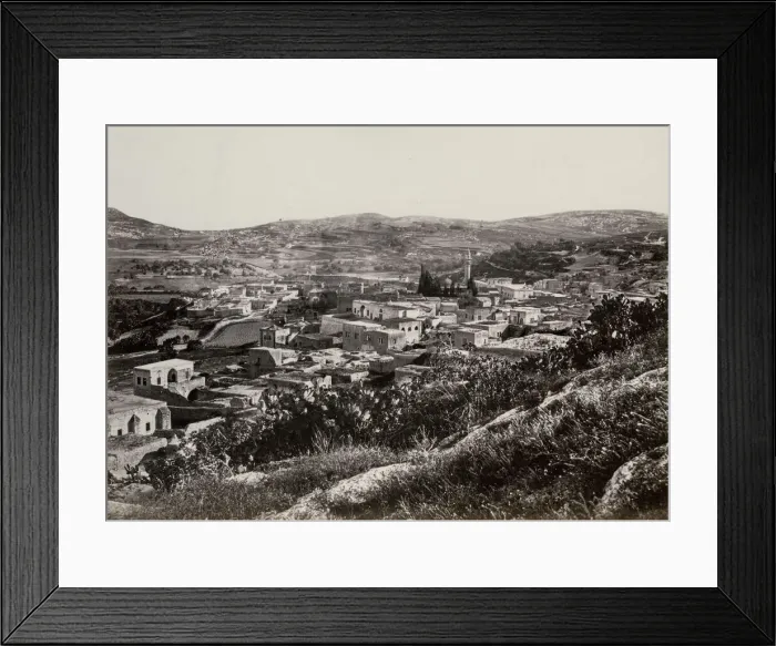 Framed Print : Nazareth from the north West Framed Print : Nazareth from the north West