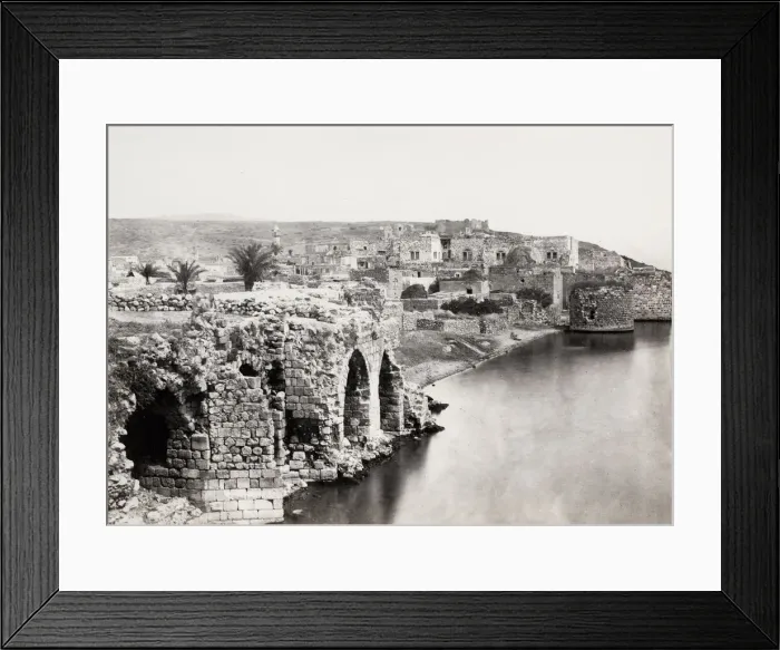 Framed Print : Town of Tiberias, Francis Frith, 1857 Framed Print : Town of Tiberias, Francis Frith, 1857