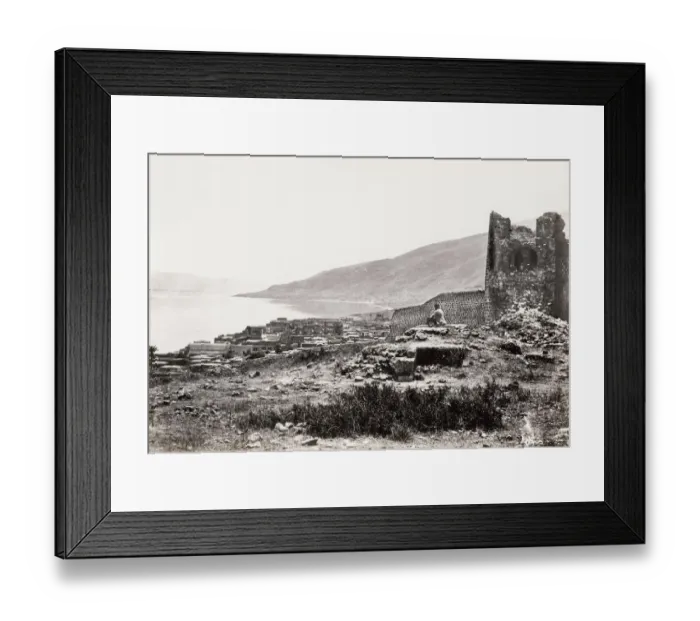 Framed Print : The town aand lake of Tiberias Framed Print : The town aand lake of Tiberias