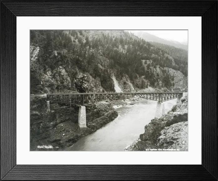 Framed Print : The Cisco railroad bridge, Lytton, BC, Canada Framed Print : The Cisco railroad bridge, Lytton, BC, Canada