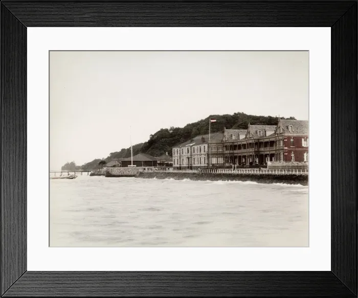 Framed Print : Grand Hotel and Bund, Yokohama Framed Print : Grand Hotel and Bund, Yokohama