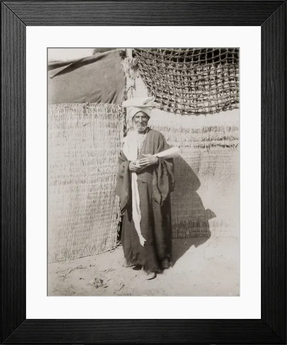 Framed Print : Arab cloth merchant, Egypt Framed Print : Arab cloth merchant, Egypt