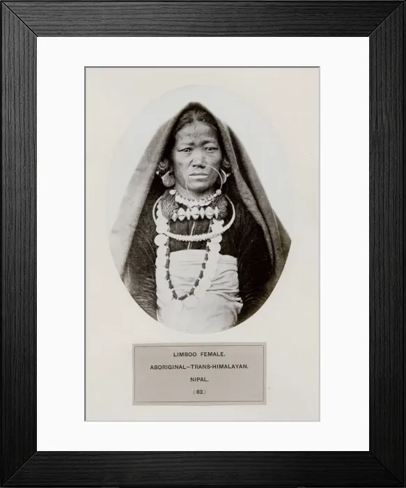 Framed Print : Limboo female, aboriginal, Trans-Himalayan, Nipal, Nepal Framed Print : Limboo female, aboriginal, Trans-Himalayan, Nipal, Nepal