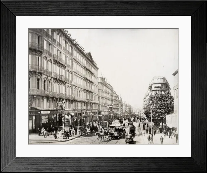 Framed Print : Rue de Noailles, Marseilles, Marseille, France Framed Print : Rue de Noailles, Marseilles, Marseille, France