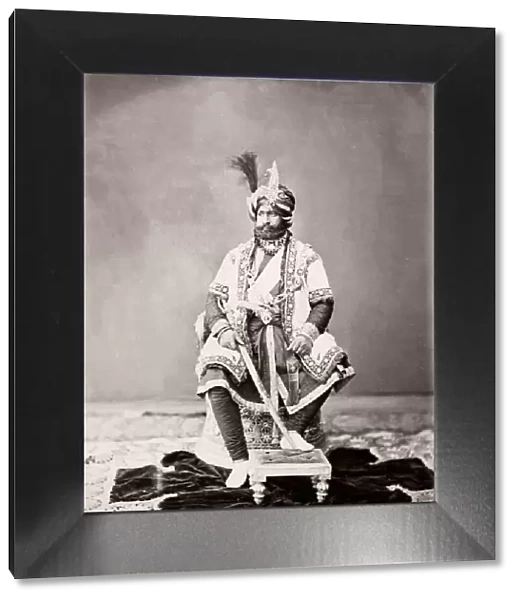 India - the Maharajah of Kashmir 1860s