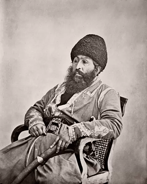 India - the Amir of Kabul Afghanistan 1860s