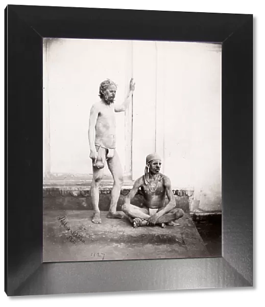India - fakirs, holy men, Shepherd and Robertson, 1860 s