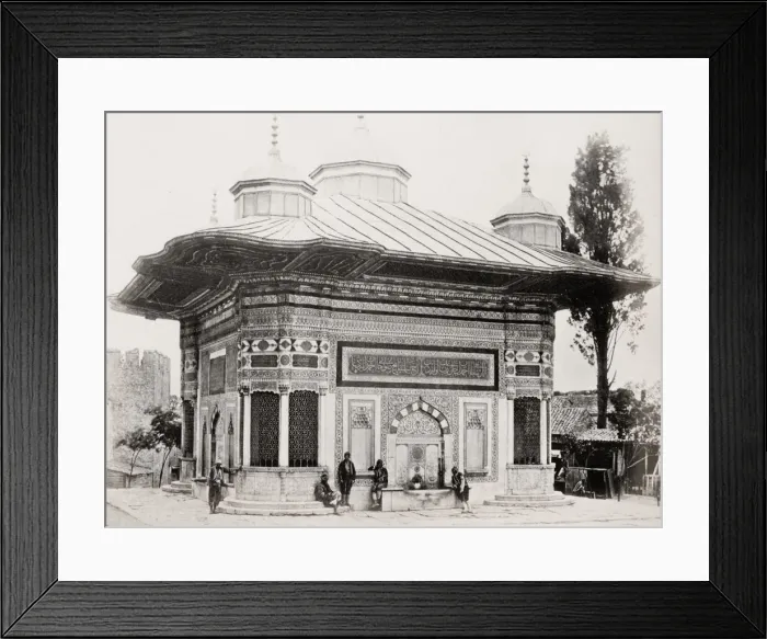 Framed Print : Constantinople - Fountain of the Seraglio, Istanbul, Turkey Framed Print : Constantinople - Fountain of the Seraglio, Istanbul, Turkey