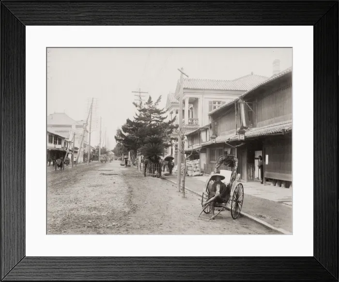 Framed Print : Sakaemachi, street in Kobe, Japan Framed Print : Sakaemachi, street in Kobe, Japan