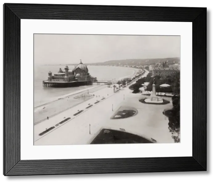 Framed Print : Promenade des Anglais, pier, Nice, France Framed Print : Promenade des Anglais, pier, Nice, France