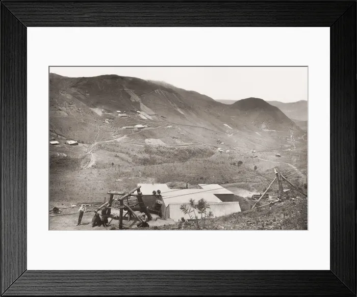 Framed Print : Moodies from Union Companys Battery, Barberton in distance Framed Print : Moodies from Union Companys Battery, Barberton in distance