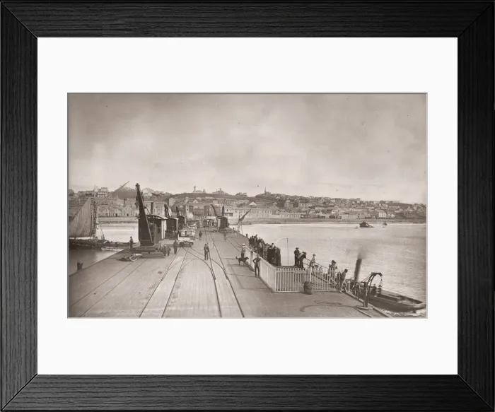 Framed Print : Port Elizabeth from the jetty, port, harbour, South Africa Framed Print : Port Elizabeth from the jetty, port, harbour, South Africa