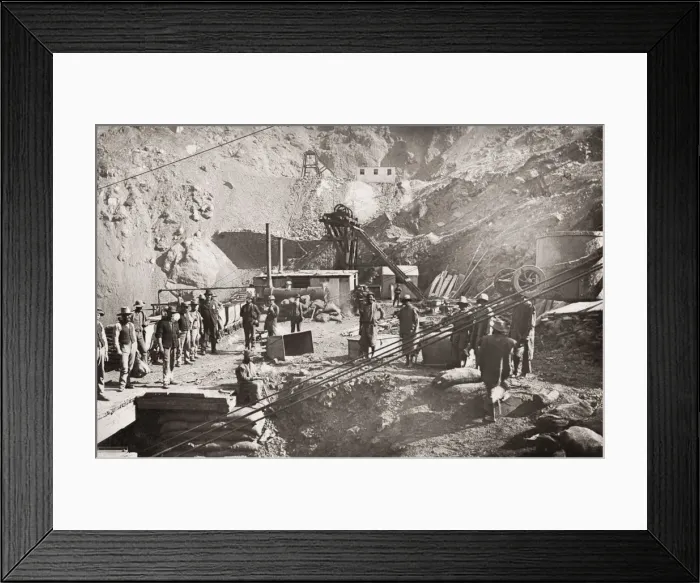 Framed Print : Central Companys Shaft, Kimberely Mine, South Africa Framed Print : Central Companys Shaft, Kimberely Mine, South Africa
